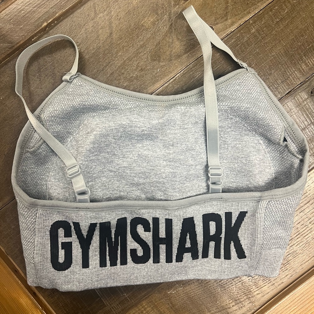 Gymshark workout bra top grey xs